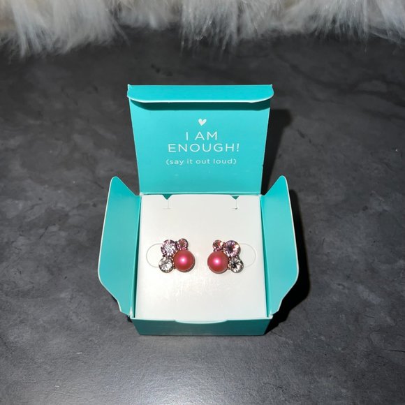 Pearl Cluster Earrings w/ Swarovski Crystals in Chocolate Gold by Origami Owl - Picture 4 of 8